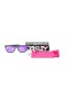 Oakley Women's Frogskins Gray Frame Purple Lens Rectangular 55mm Sunglasses