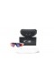 Oakley Men's Radar Ev White Frame Purple Lens Shield Sunglasses