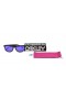 Oakley Women's Frogskins Black Frame Purple Lens Rectangular 55mm Sunglasses
