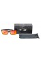 Oakley Unisex Holbrook Black Frame Red Lens Rectangular 55mm Polarized Sunglasses