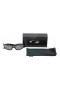 Oakley Men's Straight jacket Black Frame Gray Lens Rectangular 61mm Sunglasses