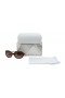 Oakley Women's WARM UP Brown Frame Brown Lens Oval 60mm Sunglasses