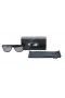 Oakley Men's Breadbox Black Frame Silver Lens Rectangular 56mm Polarized Sunglasses
