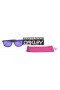Oakley Unisex FROGSKINS Gray Frame Purple Lens Oval 55mm Sunglasses