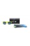 Oakley Unisex Garage Rock Yellow Frame Blue Lens Square 55mm Sunglasses