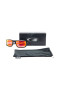 Oakley Men's Triggerman Black Frame Red Lens Rectangular 59mm Sunglasses