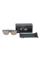 Oakley Unisex Jupiter Squared Gray Frame Brown Lens Rectangular 56mm Polarized Sunglasses