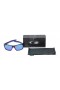 Oakley Men's Turbine Black Frame Blue Lens Rectangular 65mm Sunglasses