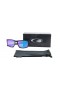 Oakley Men's Sliver Black Frame Purple Lens Rectangular 57mm Polarized Sunglasses