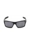 Oakley Men's Turbine Black Frame Gray Lens Rectangular 63mm Sunglasses