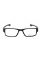 Oakley Men's Airdrop Black Frame Transparent Lens Rectangular 53mm Glasses