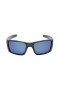 Oakley Men's Fuel Cell Black Frame Blue Lens Rectangular 60mm Polarized Sunglasses