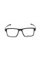 Oakley Unisex Chamfer 2 Black Frame Transparent Lens Rectangular 52mm Glasses