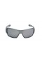 Oakley Men's Offshoot Blue Frame Silver Lens Shield Polarized Sunglasses