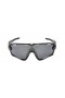 Oakley Men's Jaw Breaker Black Frame Gray Lens Shield Sunglasses