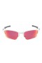 Oakley Men's Flak White Frame Pink Lens Rectangular 63mm Sunglasses