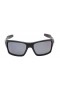 Oakley Men's Turbine Black Frame Gray Lens Rectangular 65mm Polarized Sunglasses