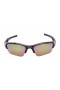 Oakley Men's Flak Black Frame Green Lens Rectangular 63mm Polarized Sunglasses