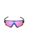 Oakley Men's Jaw Breaker Blue Frame Blue Lens Shield Sunglasses