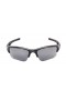 Oakley Men's Flak Black Frame Gray Lens Rectangular 63mm Sunglasses