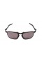 Oakley Men's Badman Black Frame Purple Lens Rectangular 60mm Polarized Sunglasses