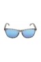 Oakley Unisex Frogskins Gray Frame Blue Lens Oval 55mm Sunglasses