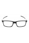 Oakley Unisex Pitchman Black Frame Transparent Lens Rectangular 55mm Glasses