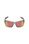 Oakley Men's Turbine Gray Frame Red Lens Rectangular 65mm Polarized Sunglasses