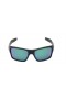 Oakley Men's Turbine Black Frame Green Lens Rectangular 65mm Sunglasses