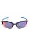 Oakley Unisex Quarter Jacket Blue Frame Blue Lens Semi Rimless 61mm Sunglasses
