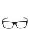 Oakley Unisex Currency Black Frame Transparent Lens Rectangular 54mm Glasses