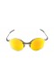 Oakley Unisex Tailend Gray Frame Yellow Lens Round 56mm Sunglasses