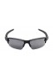 Oakley Men's Flak 2.0 Black Frame Gray Lens Semi Rimless 59mm Sunglasses