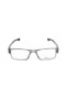 Oakley Men's Airdrop Gray Frame Transparent Lens Rectangular 53mm Glasses