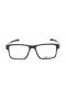 Oakley Unisex Chamfer 2 Gray Frame Transparent Lens Rectangular 54mm Glasses