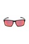 Oakley Men's Sliver Black Frame Red Lens Rectangular 57mm Sunglasses