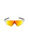 Oakley Radar ev Path Silver Frame Red Lens Shield Sunglasses