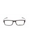 Oakley Unisex Chamfer Brown Frame Transparent Lens Rectangular 55mm Glasses
