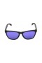 Oakley Women's Frogskins Black Frame Purple Lens Rectangular 55mm Sunglasses