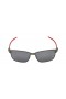 Oakley Men's Tinfoil Carbon Gray Frame Gray Lens Rectangular 58mm Polarized Sunglasses