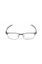 Oakley Unisex Tincup Carbon Black Frame Transparent Lens Rectangular 52mm Glasses