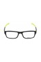 Oakley Men's Chamfer Black Frame Transparent Lens Rectangular 55mm Glasses