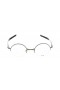 Oakley Unisex Madman Gray Frame Transparent Lens Semi Rimless 43mm Glasses