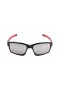 Oakley Men's Chainlink Tld Black Frame Silver Lens Rectangular 57mm Sunglasses