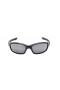 Oakley Men's Straight jacket Black Frame Gray Lens Rectangular 61mm Sunglasses