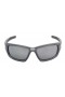 Oakley Men's Valve Gray Frame Gray Lens Rectangular 60mm Polarized Sunglasses