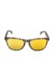 Oakley Unisex Frogskins Brown Frame Yellow Lens Oval 55mm Sunglasses