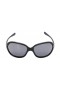 Oakley Women's WARM UP Black Frame Gray Lens Oval 60mm Sunglasses