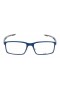 Oakley Unisex Milestone Blue Frame Transparent Lens Rectangular 52mm Glasses