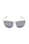 Oakley Men's Plaintiff Squared Gray Frame Gray Lens Rectangular 63mm Polarized Sunglasses